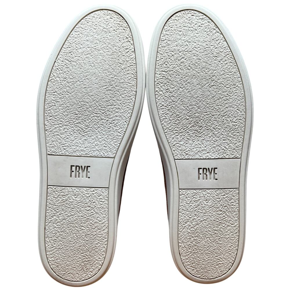 FRYE Ivy Women’s Size 6 Casual Sneaker Cognac Suede Leather Slip On Comfort - Picture 10 of 12